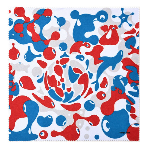 大阪・関西万博メガネ拭き リサイクルポリエステル使用のエコ商品 MY5150CS